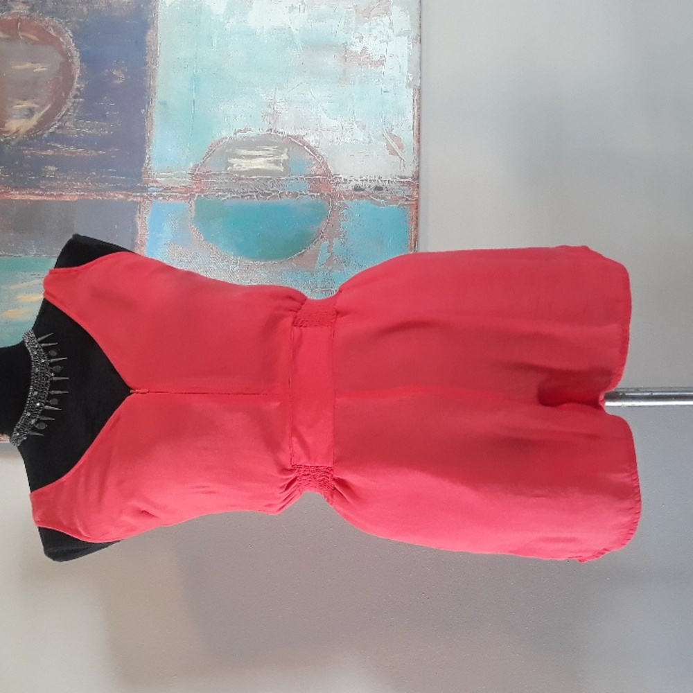 Silence + Noise  Carrot Orange Romper Short Set / Size S